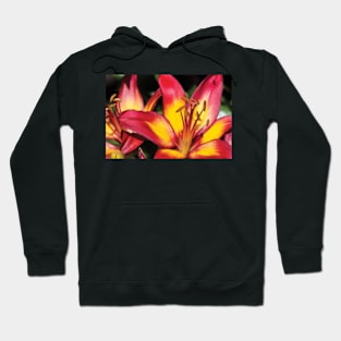 Tiger Lily Flowers Hoodie